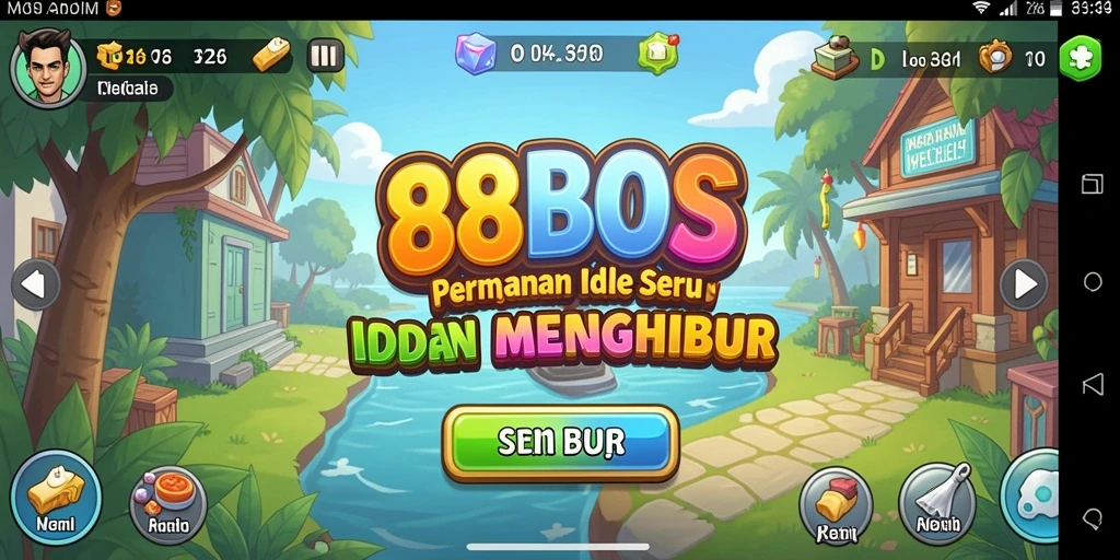 Tangkapan layar menunjukkan gameplay 88BOS dengan grafis yang menarik.