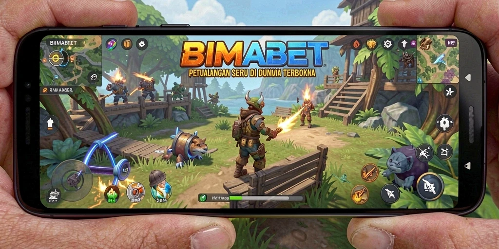 Tampilan gameplay <strong>BIMABET</strong> yang menakjubkan dengan dunia terbuka.