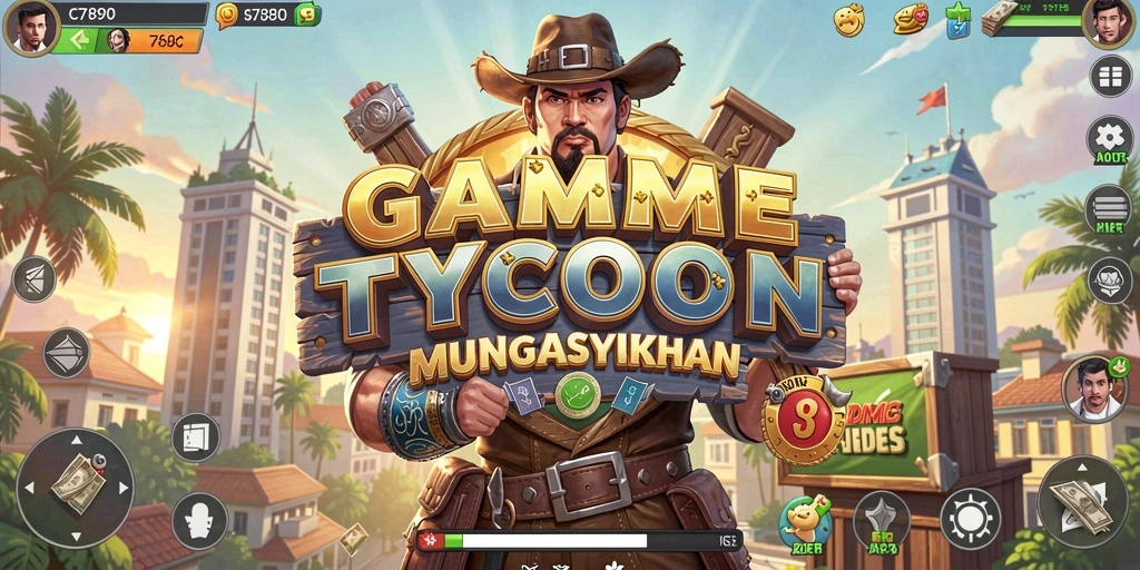 Screenshot C7890 menampilkan gameplay Tycoon yang menarik dan strategis.