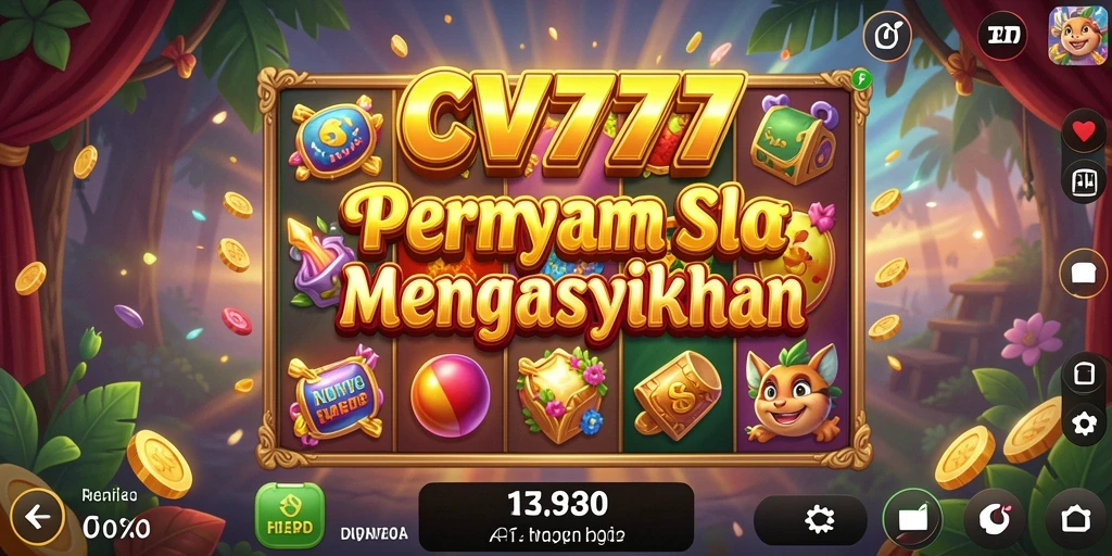 Tampilan gameplay Slot yang menarik dan menghibur di CV777.