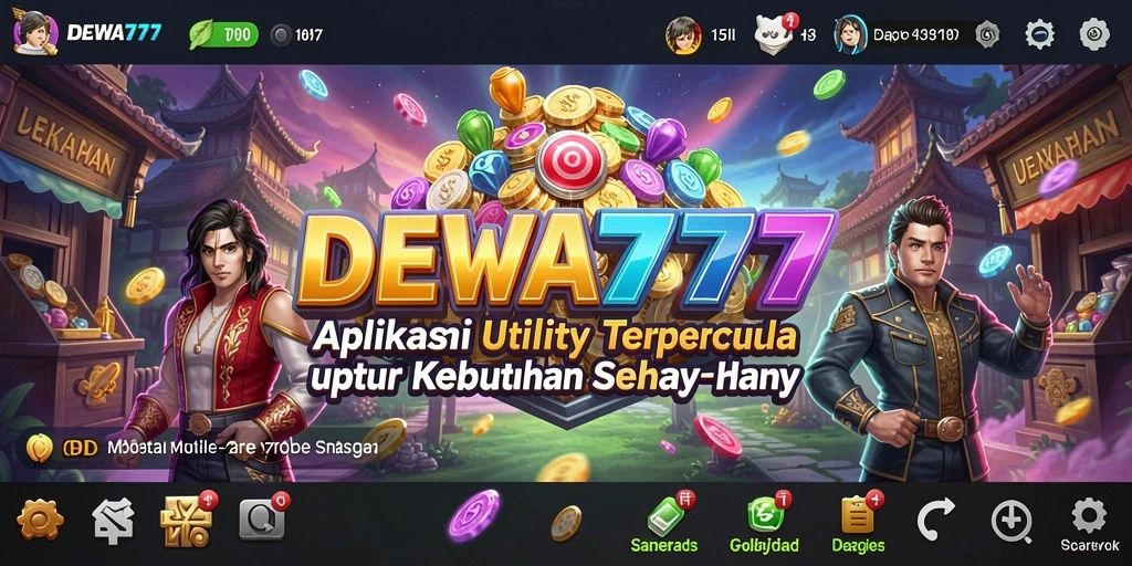 Tampilan antarmuka utama DEWA777 dengan fitur canggih.