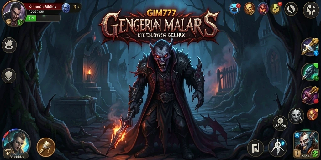Tangkapan layar menampilkan gameplay GIM777 dengan nuansa Horror yang mencekam.