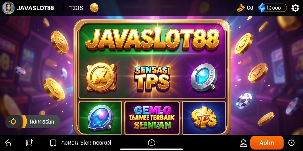 Tampilan gameplay slot seru di JAVASLOT88.