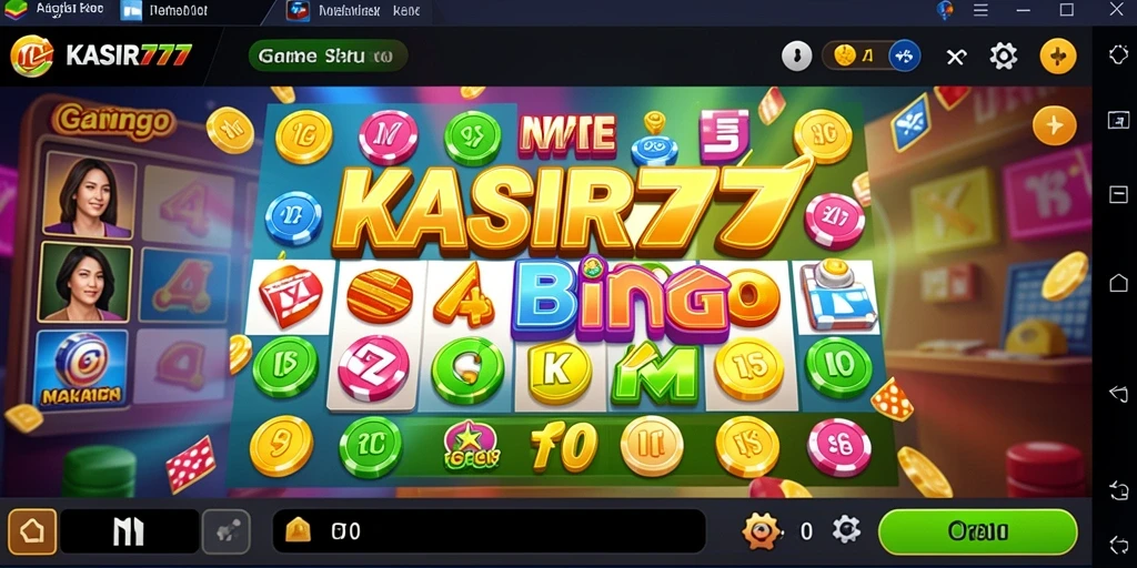 Tampilan gameplay Bingo yang seru di KASIR777.
