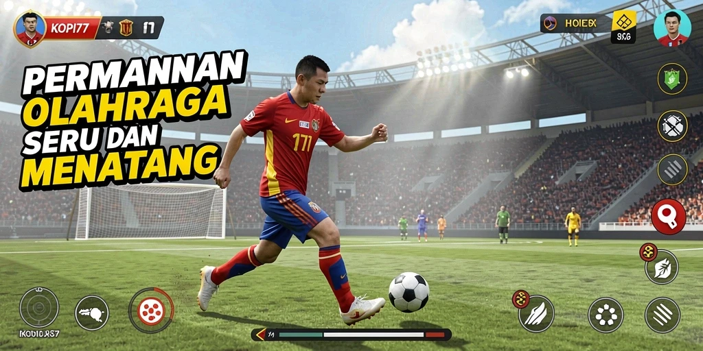 Tampilan gameplay seru dan interaktif dalam KOPI77.