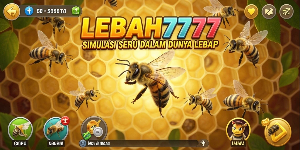 Tampilan menarik dari gameplay LEBAH777 yang penuh warna.