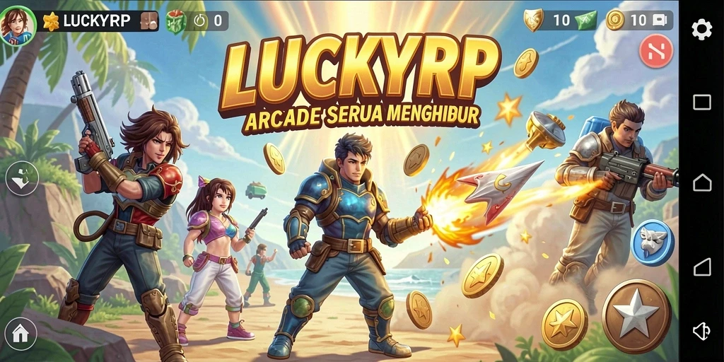 Tangkapan layar gameplay LUCKYRP yang menarik dan penuh aksi.