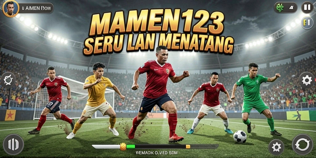 Tampilan aksi seru dalam MAMEN123 dengan gameplay dinamis.
