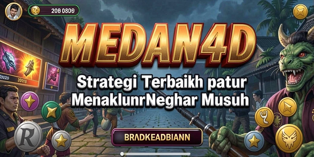 Tampilan gameplay menegangkan dalam MEDAN4D.