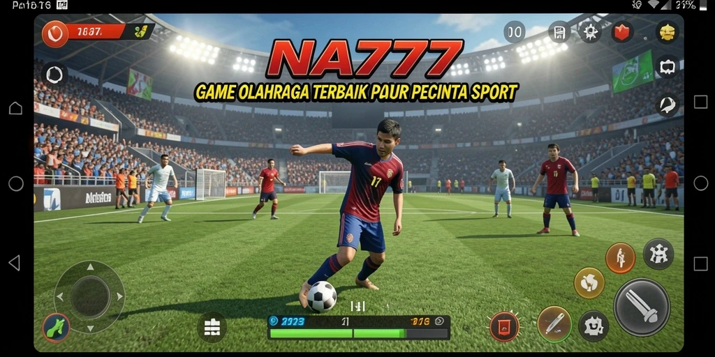Screenshot gameplay NA777 menampilkan aksi olahraga yang seru.