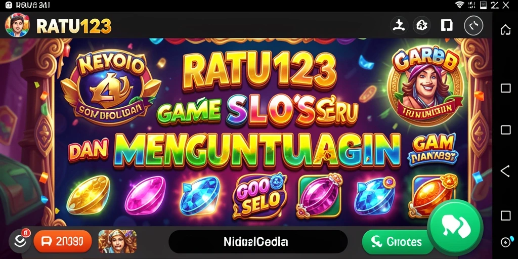 Screenshot gameplay menarik dari RATU123 yang menunjukkan keseruan slot.
