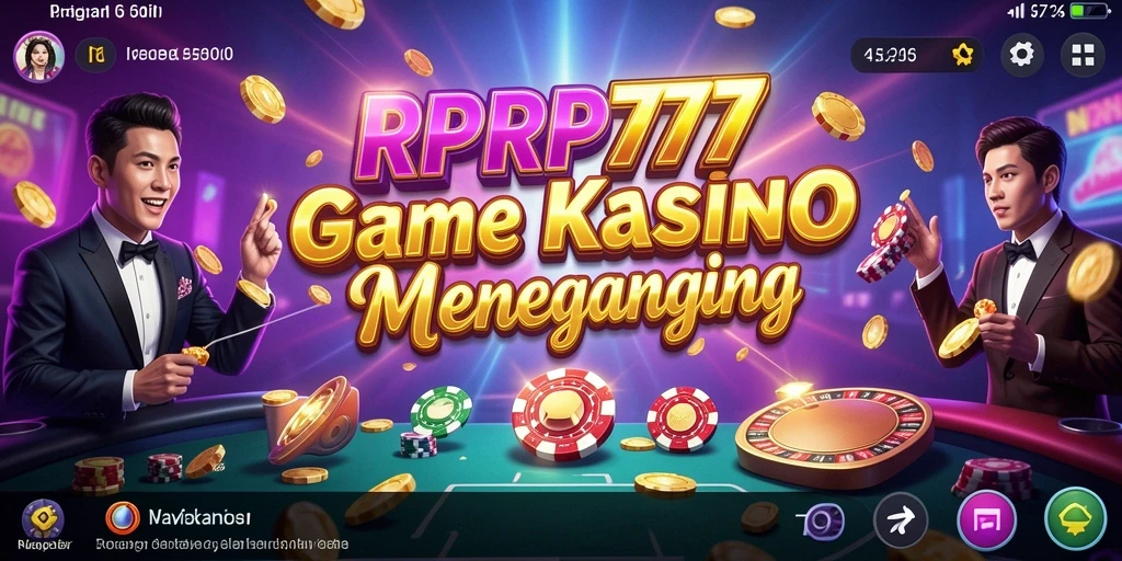 Tampilan gameplay seru di RPRP777 dengan berbagai pilihan permainan kasino.