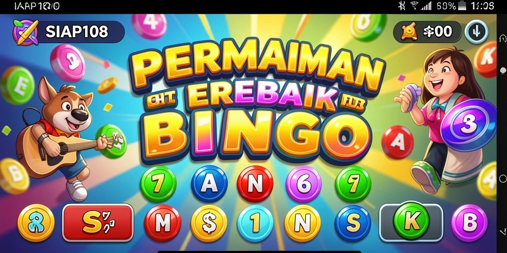 Tampilan gameplay menarik dari permainan Bingo di SIAP108.
