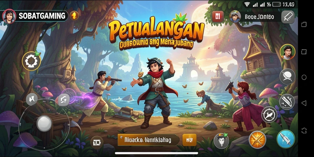 Tampilan gameplay SOBATGAMING yang menakjubkan dan penuh petualangan.