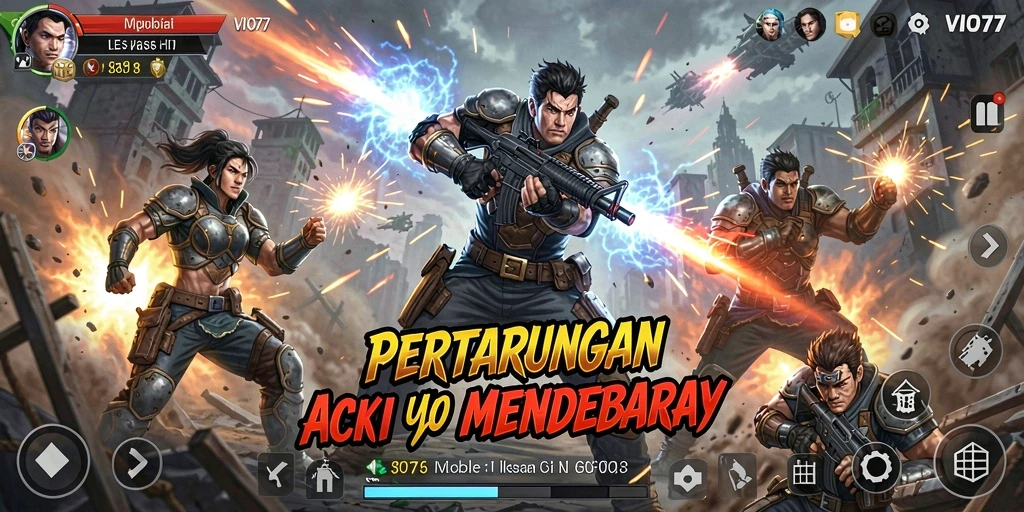 Tampilan gameplay seru VIO77 dengan aksi yang mendebarkan.